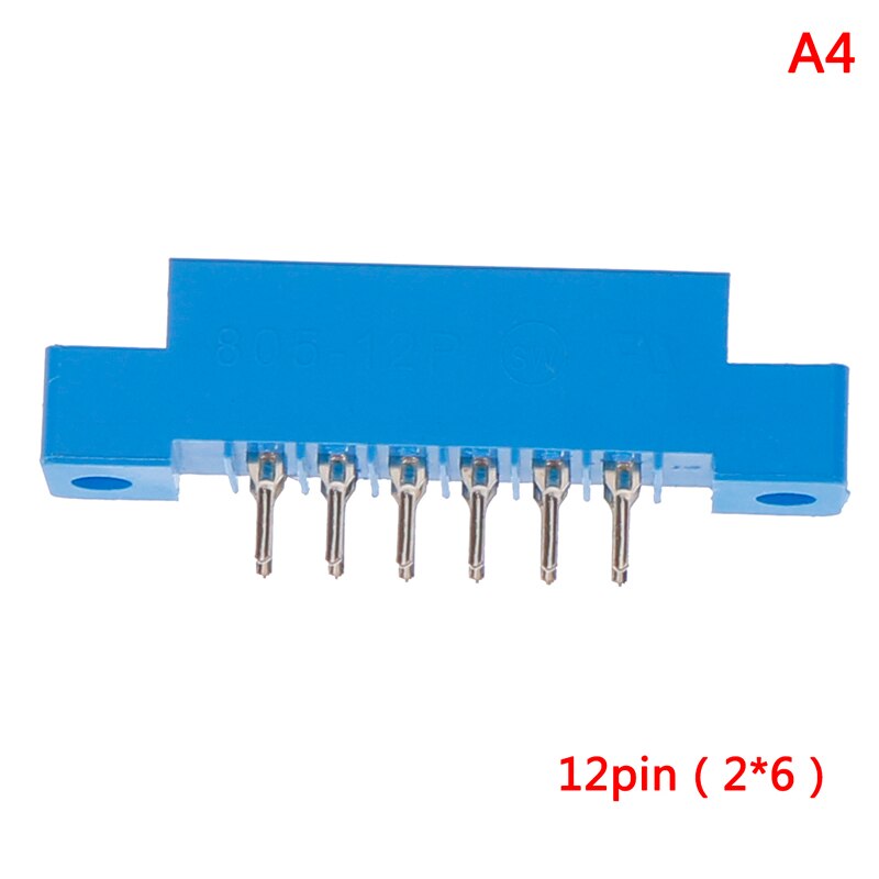 1PC 805 Series 3.96mm Pitch PCB Slot Solder Card Edge Connectors 8-72 Pin 16 Styles: A4