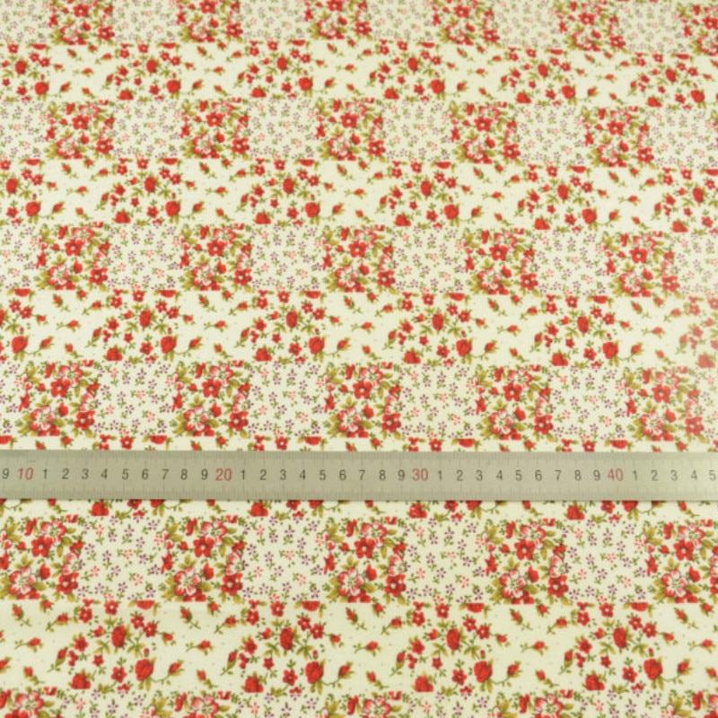 1 stuk bloemenstof 100%  katoenen stoffen voorgesneden fat quarter tela tissue tule tecido para patchwork naaikunstwerk