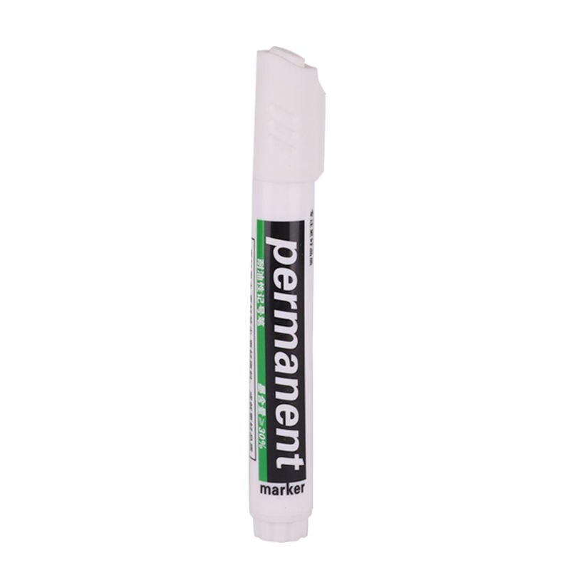 Marqueur blanc pour tableau blanc étanche, stylo marqueur blanc rechargeable, à tête épaisse, ne se décolore pas et à séchage rapide, grande capacité