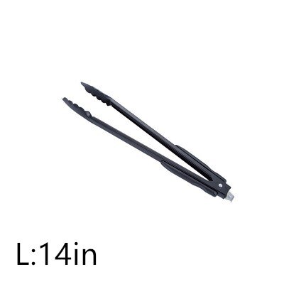 BBQ Tongs Basting Brush Set Silicone Oil Brush Kitchen BBQ Grill Food Meat Tongs Barbecue Tongs Oil Sauce Brush BBQ Tools: L
