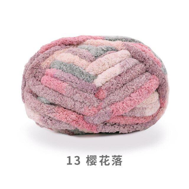 226g/Ball Super Dicke Wolle klobig Garn Filz Wolle umherziehen Garn Hand-gestrickte Kappe Decke Kissen Haustier Nest Häkeln Garn: 13