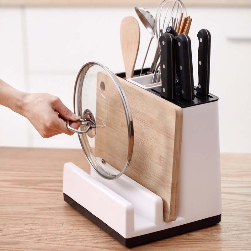 Multifunctional Knife Holder Pot Cover Storage Kni... – Grandado
