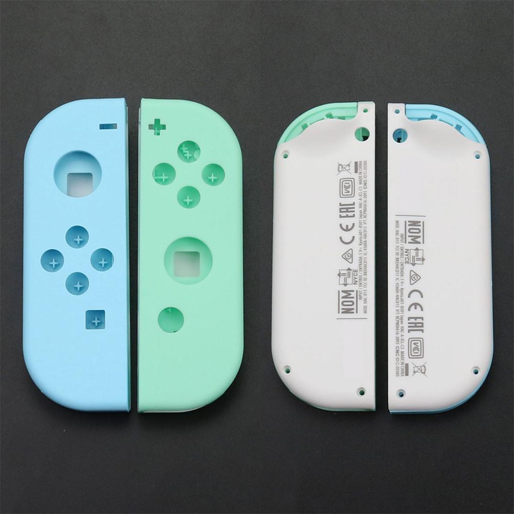 YuXi Replacement Housing Shell Cover for Nintend Switch NS NX Joy-Con Joycon Controller Protective Shell Case Green Blue White