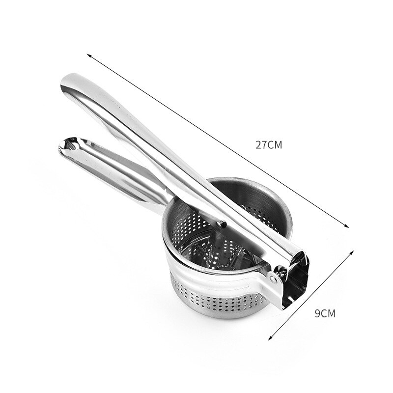 Stainless Potato Masher and Ricer Manual Juicer Squeezer Press Potato Baby Food Supplement Machine Multifunctional Kitchen Tools