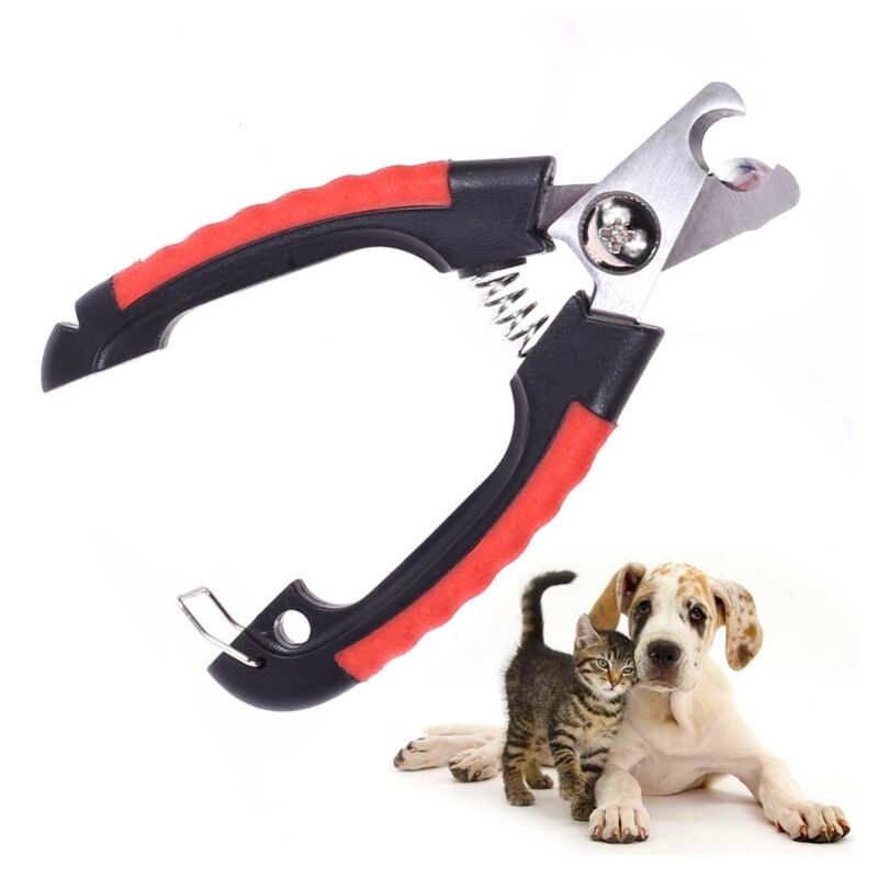 Pet Dog Cat Nail Clipper Cutter Stainless Steel Grooming Animal Nail Scissor Clippers Nail Cutter for Puppy Dog Cat