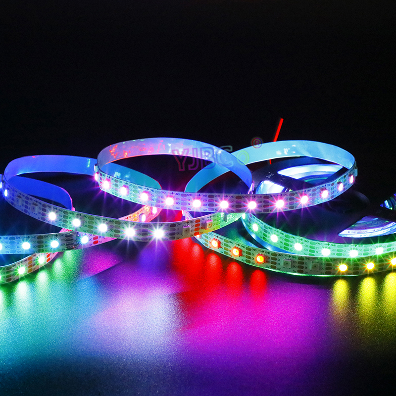 1~5m 5V Addressable SK9822 LED Strip Light DATA and CLOCK seperately 30/60/144 leds/m SMD 5050 RGB pixel Smart Lamp Tape APA102