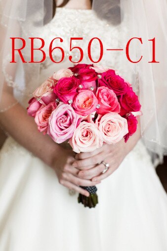 Accessoires de mariée de mariage tenant des fleurs 3303 RB650