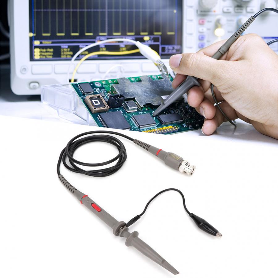 Oscilloscope Probe Portable Accurate 20MHz Oscilloscope Probe 1x 10x Attenuation Oscilloscope Accessories Test Probe