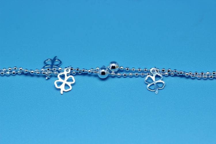 Trendy 925 Sterling Zilveren Enkelbanden Voor Vrouwen Sieraden Vintage Clover Armband Vrouwelijke Accessoires Meisjes Enkelband Party Bijou