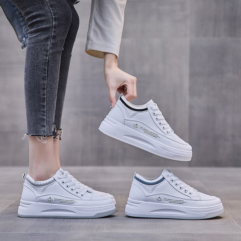 Q1602 spring white shoes
