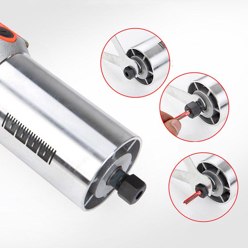 800W 33000 Rpm Houtbewerking Elektrische Trimmer 6.35Mm Hout Frezen Graveren Steken Trimmen Machine Hand Carving Hout Gat Router