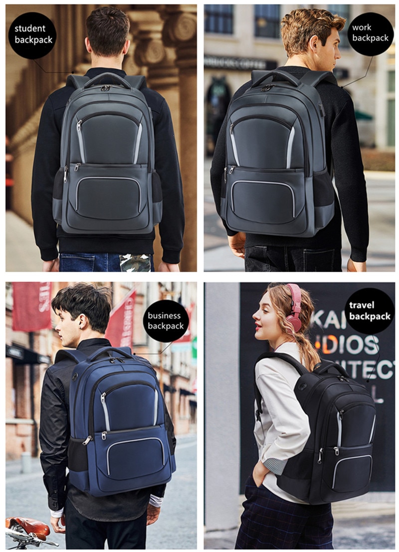 Backpack Notebook Backpack Multifunctional Business Travel Backpack Large-capacity Waterproof Anti-theft Student Backpack