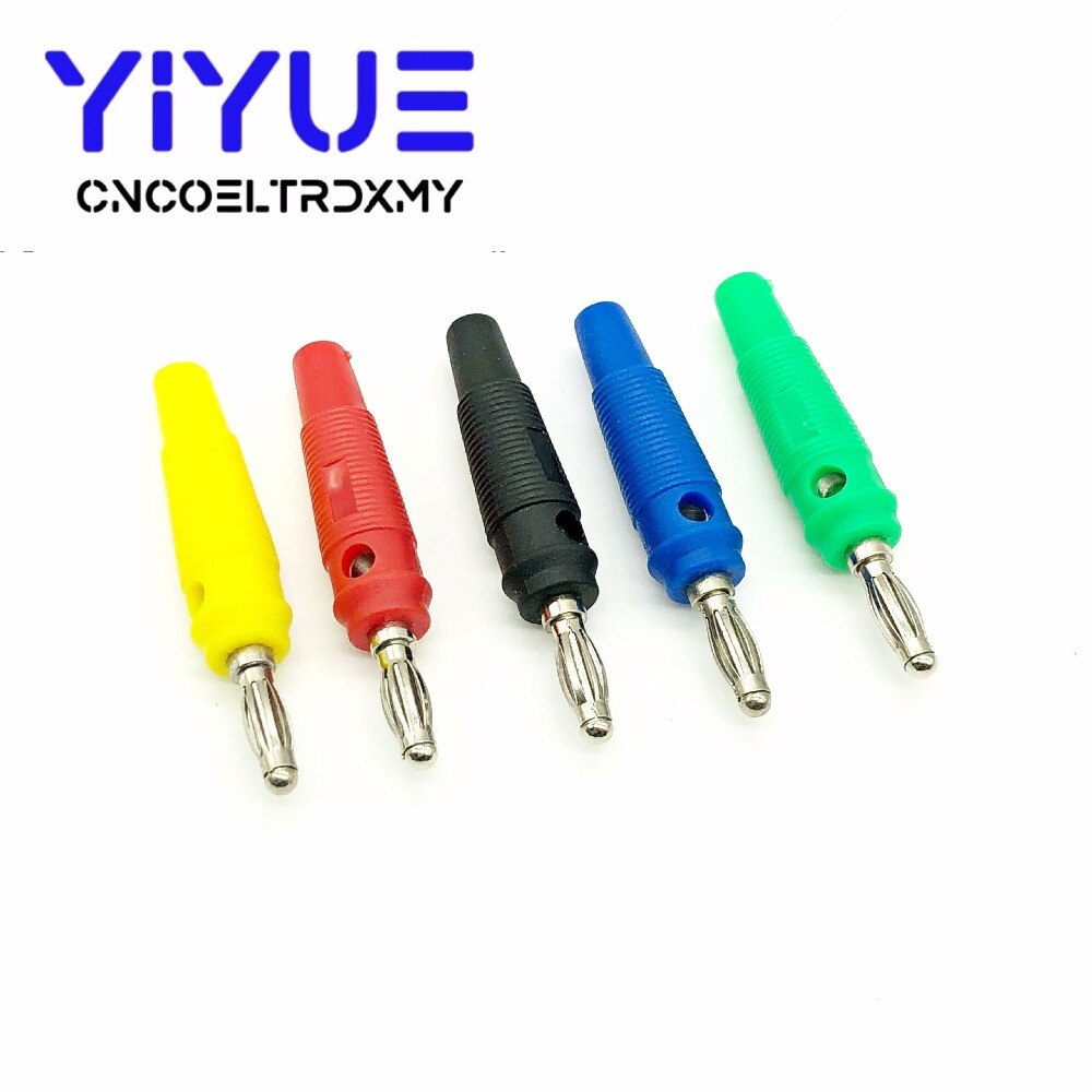 4MM Banana Plug Audio Speaker Connectors Amplifier Speaker Binding Post 4mm Banana Jack Plug For Cable Terminals