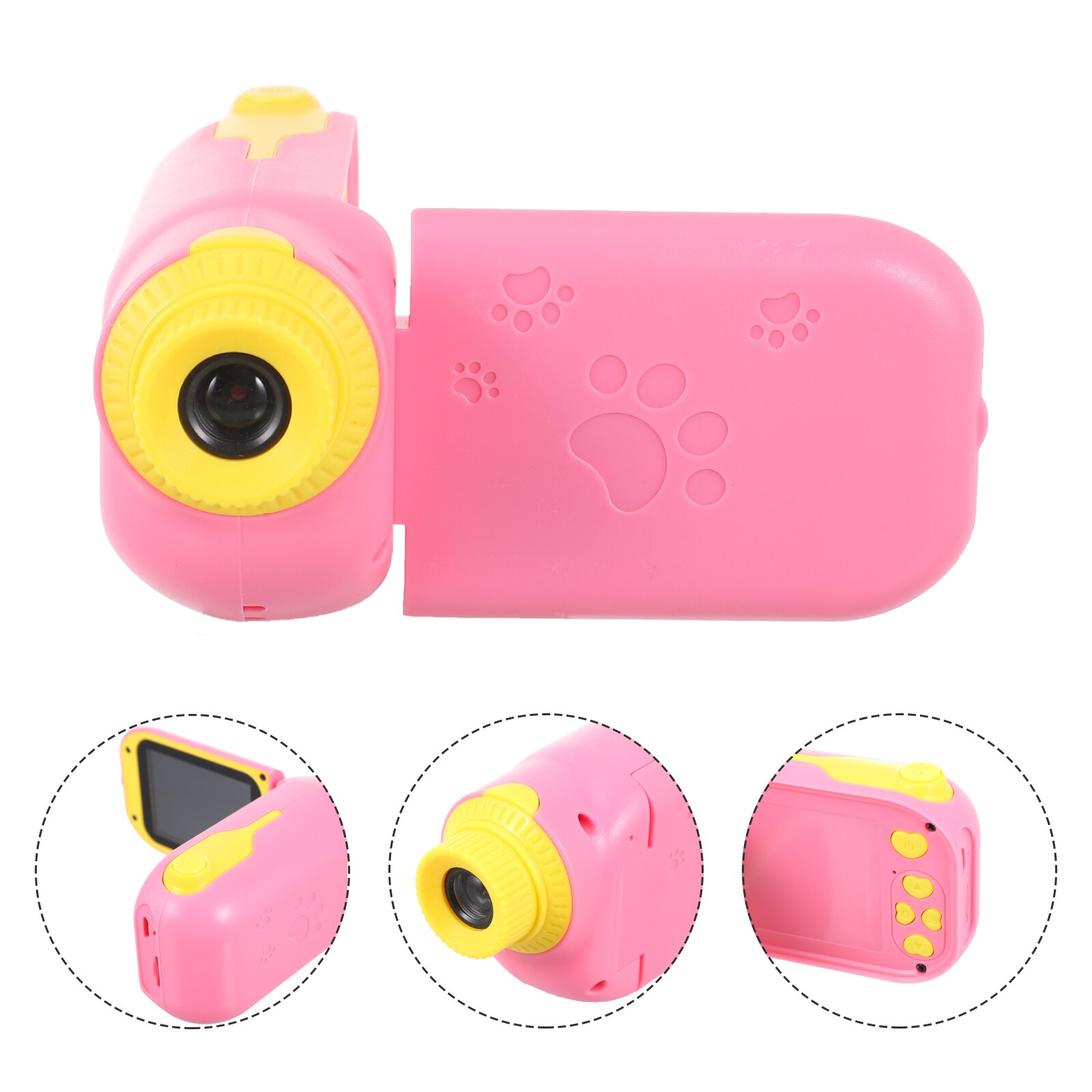 1Pc Miniatuur Dv Camera Kid Dv Camera Handheld Lichtgewicht Dv Camera: Pink