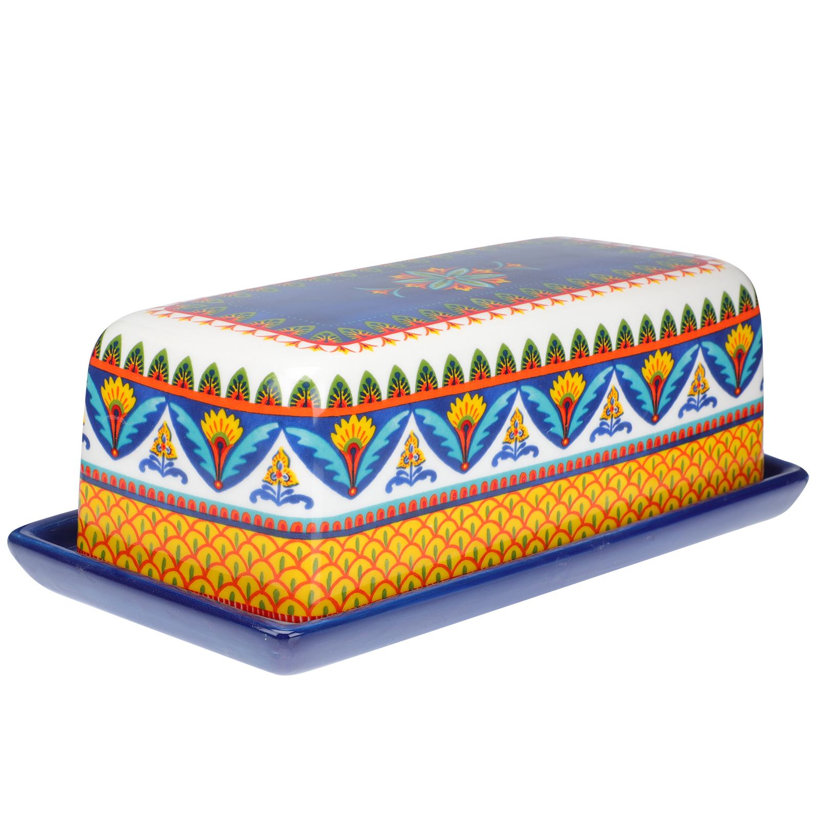 Boîte à fromage rectangulaire en céramique, conteneur à beurre ménager 1 pièce: Assorted Color