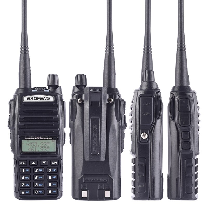 2 pièces Baofeng Ture 8 W UV-82 10KM longue portée puissant talkie-walkie voie Radio Amador 8 Watts émetteur-récepteur Portable CB Vhf/uhf deux