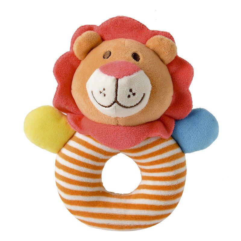 Slaapkamer Baby Rammelaar Mobiles Schattige Baby Speelgoed Cartoon Dier Hand Bell Rammelaar Zachte Peuter Pluche Bb Speelgoed 0-12 maanden 40% Off: Hand Rattle B