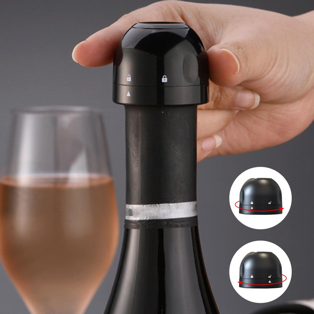 Mini Champagne Wijn Stopper 7 Dagen Om Verse Rotary Lock Vacuüm Fles Sealer Voor Cava Prosecco Mousserende Wijn Bar gereedschap