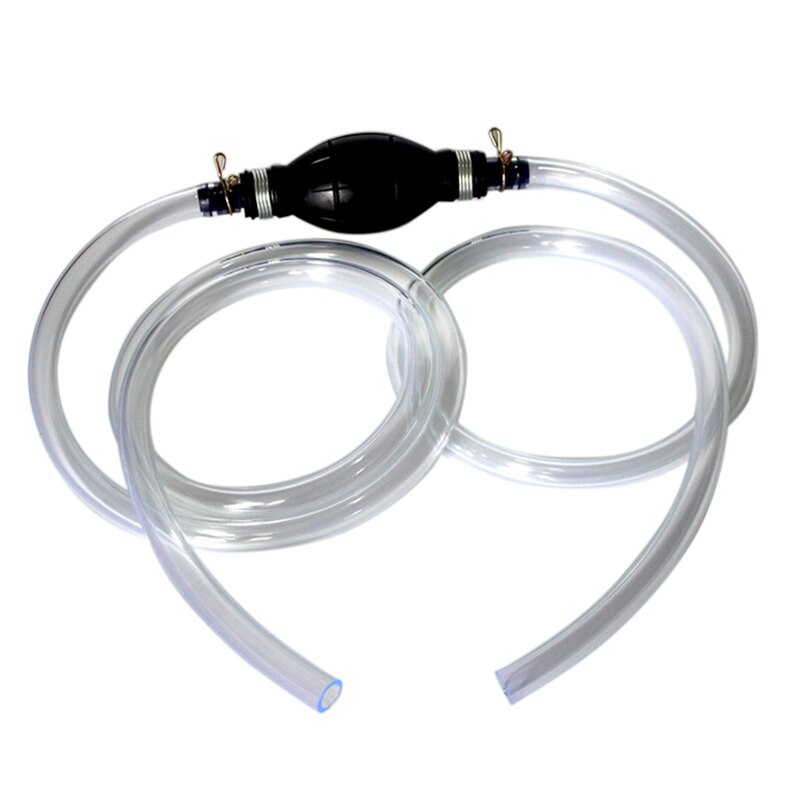 Useful Fuel Liquid Transfer Pump Manual Hand Pump Suction Oil Water Petrol Fuel Liquid Transfer Pump Pipe: Default Title