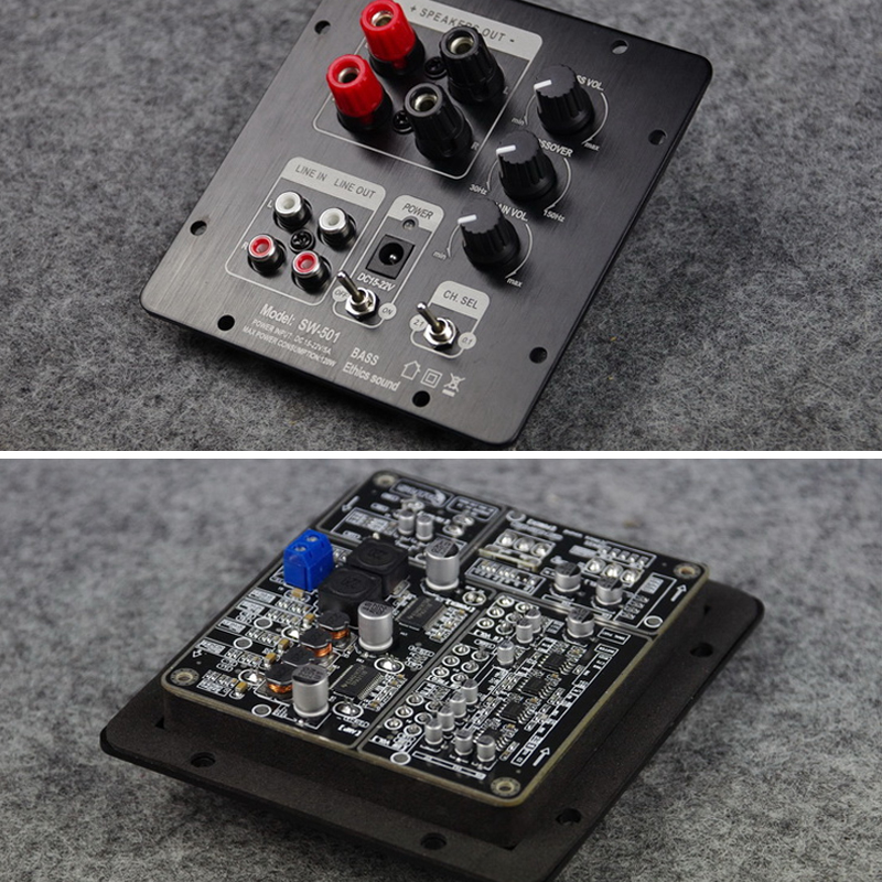 UNISIAN 60W+30W+30W Audio Amplifier TPA3118 2.1 Channels Digital Subwoofer Power Amplifier Home Sound Speaker
