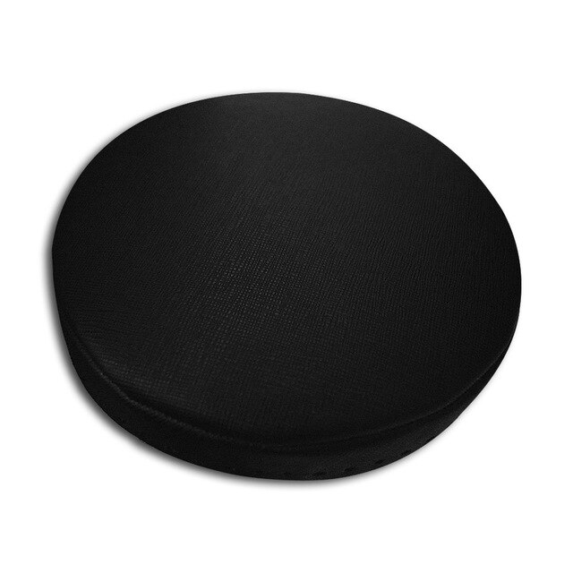 Saco de couro base shaper fundo tricô crochê sacos bolsa peças acessórios feminino fundo artesanal redondo artesanato crochê almofada: Black