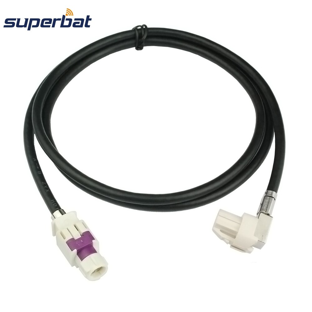 Superbat vehículo/coche HSD Cable Dacar 535 montaje B conector de código recto Jack A un código ángulo recto hembra Jack para Benz BMW