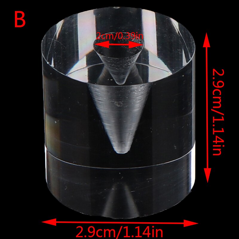 1Pcs Ijs Houder Acryl Cupcake Ijshoorntjes Houder Stand Voor Wedding Party Buffet Display Ijs Tool: Grijs