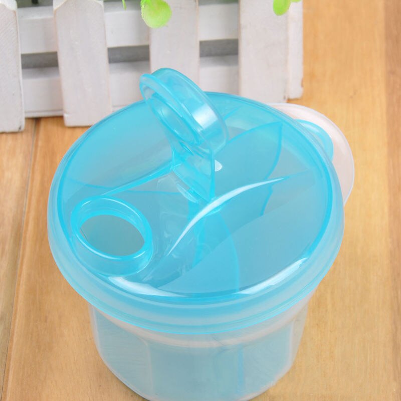 Baby mælkepulver formel dispenser børn fodring mad beholder opbevaring sutteboks flaske beholder tre celler