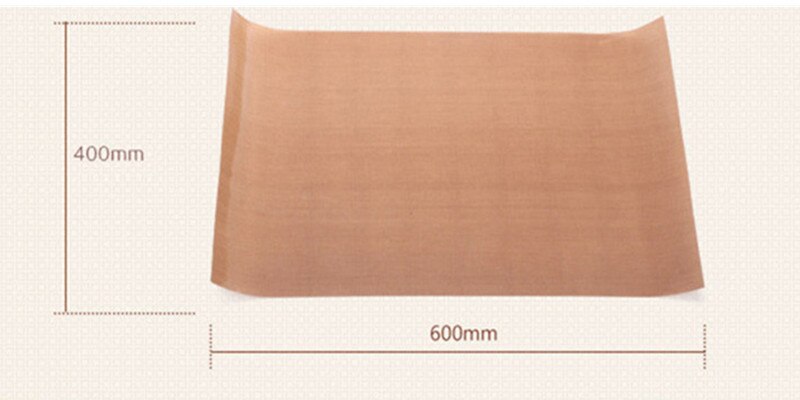 Reusable Baking Mat High Temperature Resistant Teflon Sheet Pastry Baking Oilpaper Heat-Resistant Pad Non-stick for Outdoor BBQ: 60x40cm Coffee