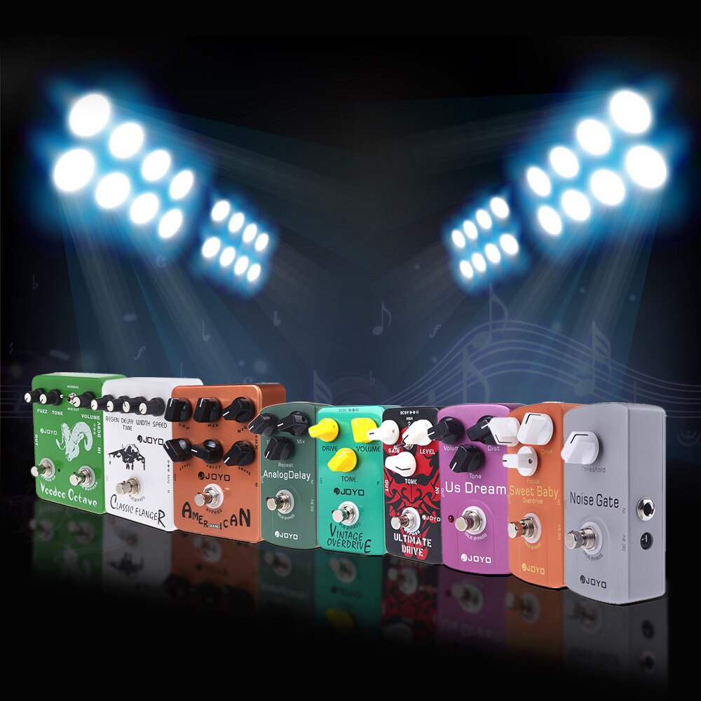 Joyo JF-10 Dynamic Compressor Guitar Effect Pedal Guitar Pedal wuth True Bypass Effects Guitar Parts & Accessories