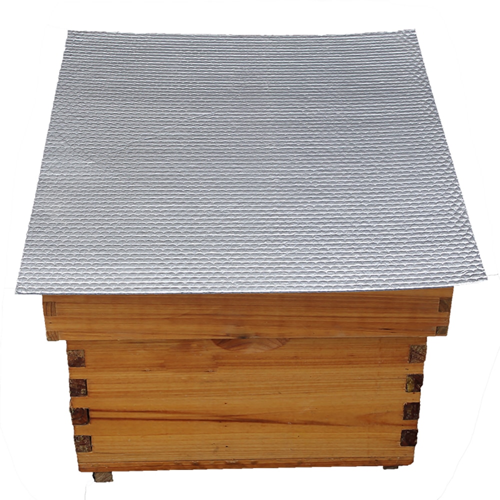 1 Uds. De lámina de aluminio para colmena, película de burbujas reflectante de aislamiento grueso, calor cálido, herramientas de apicultura para mantener el frío en el invierno