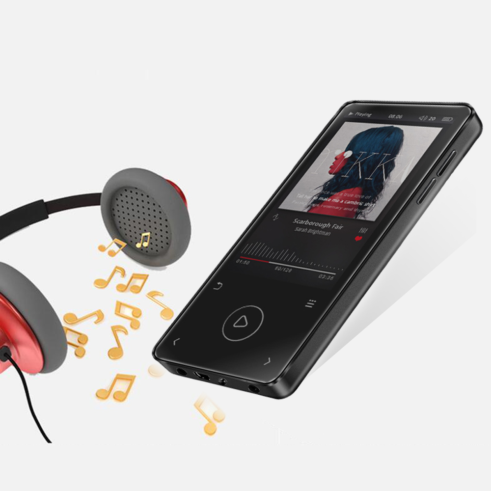 Original  mp4 spillere 8gb 2.4 tommers berøringsskjermstøtte 64 gb sd-kort hifi lyd tapsfri musikkspiller fm radio best  x11