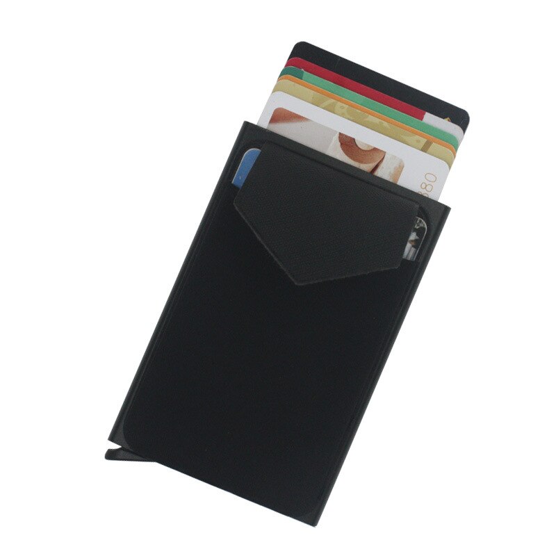 Pop Up Card Male Wallet Mini Package Aluminum Metal Protective Gear Storage Bag Smart Quick Release Women Wallet