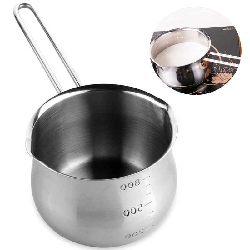 Nourriture Pour bébé casserole antiadhésive Pot de lait beurre chocolat fondu chauffage Pot plus casserole petite casserole fromage Pot avec bec verseur