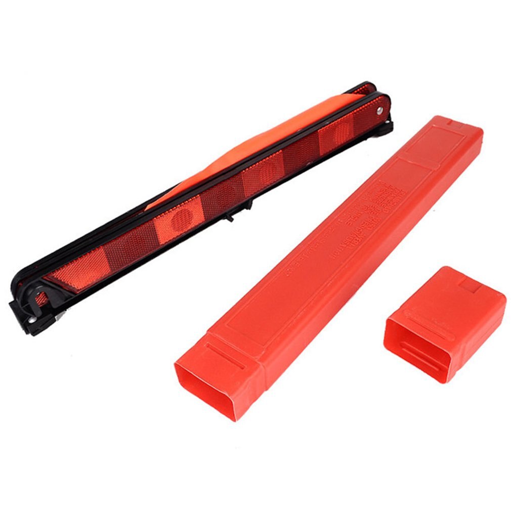 Car Tripod Warning Sign Dangerous Fault Stop Sign Car Reflective Tripod Safety Red Durable Day And Night