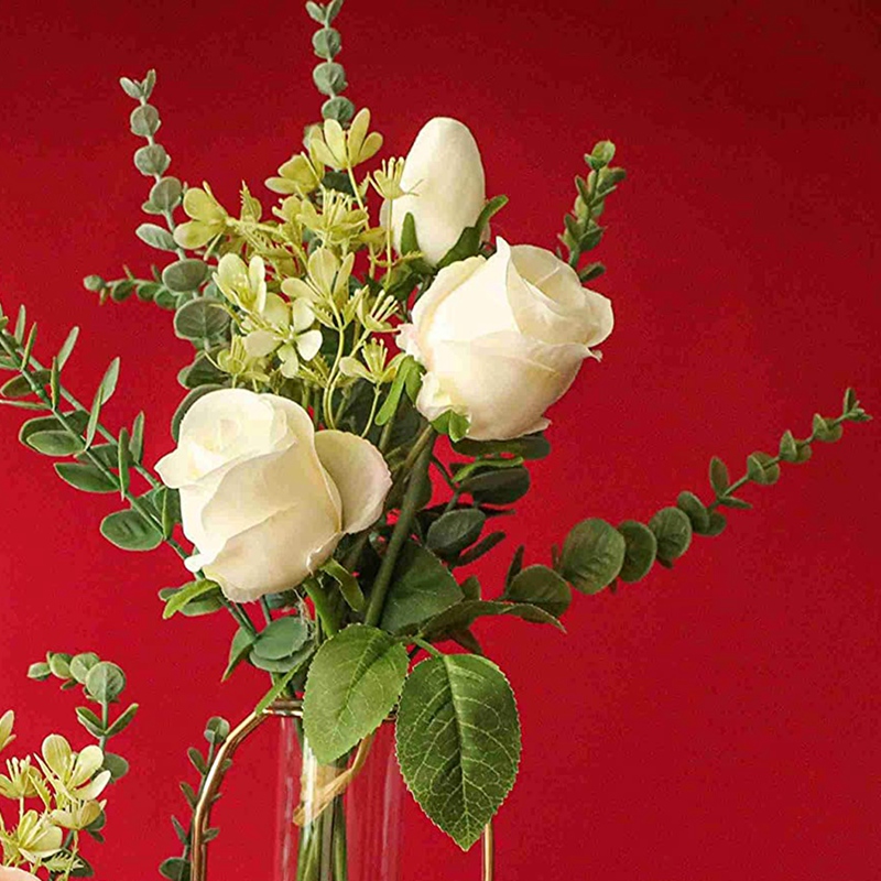 BOUQUET SPOSA DI Fiori Artificiali Composizioni Floreali Tocco Peonia EUR 12,44 - PicClick FR