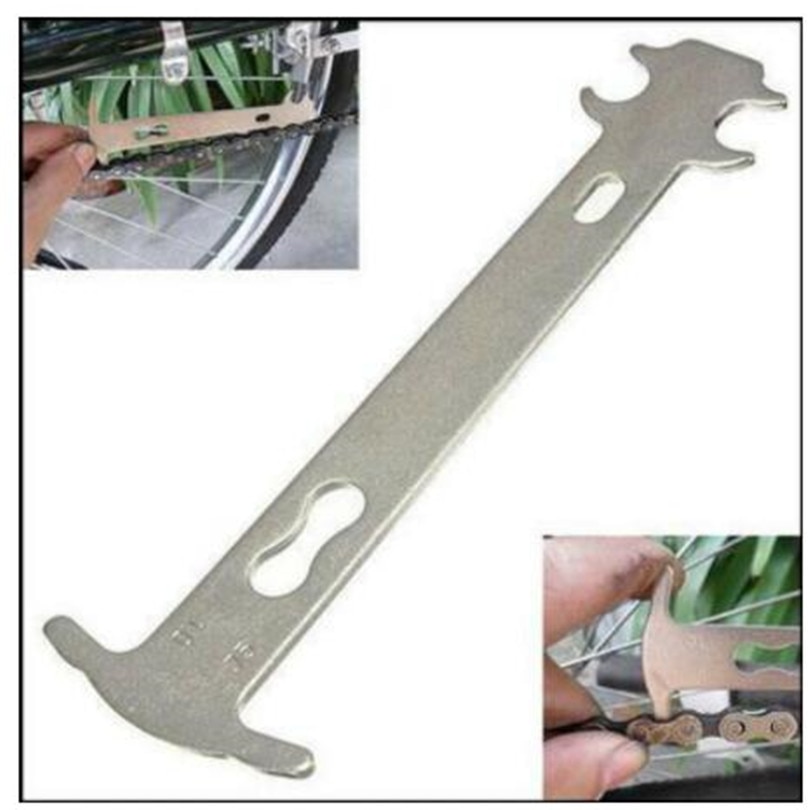 CKAHSBI Bike Chains Gauge Measurement Ruler Cycling Replacement Repair Tool Mountain Road Bicycle Chain Wear Indicator Checker