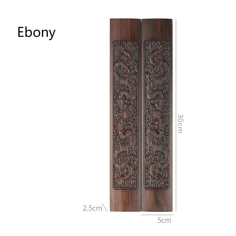 Paperweights Redwood Chinese Calligraphy Painting Special Paperweights Classical Carving Craft PaperWeight Stationery Supply: M