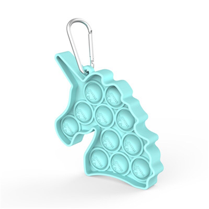 Tie-dye Keychain Fidget Simple Dimple Toy Sensory Educational Toy Push Bubble Toys Stress Relief Toy Antistress Adult Relief: 15