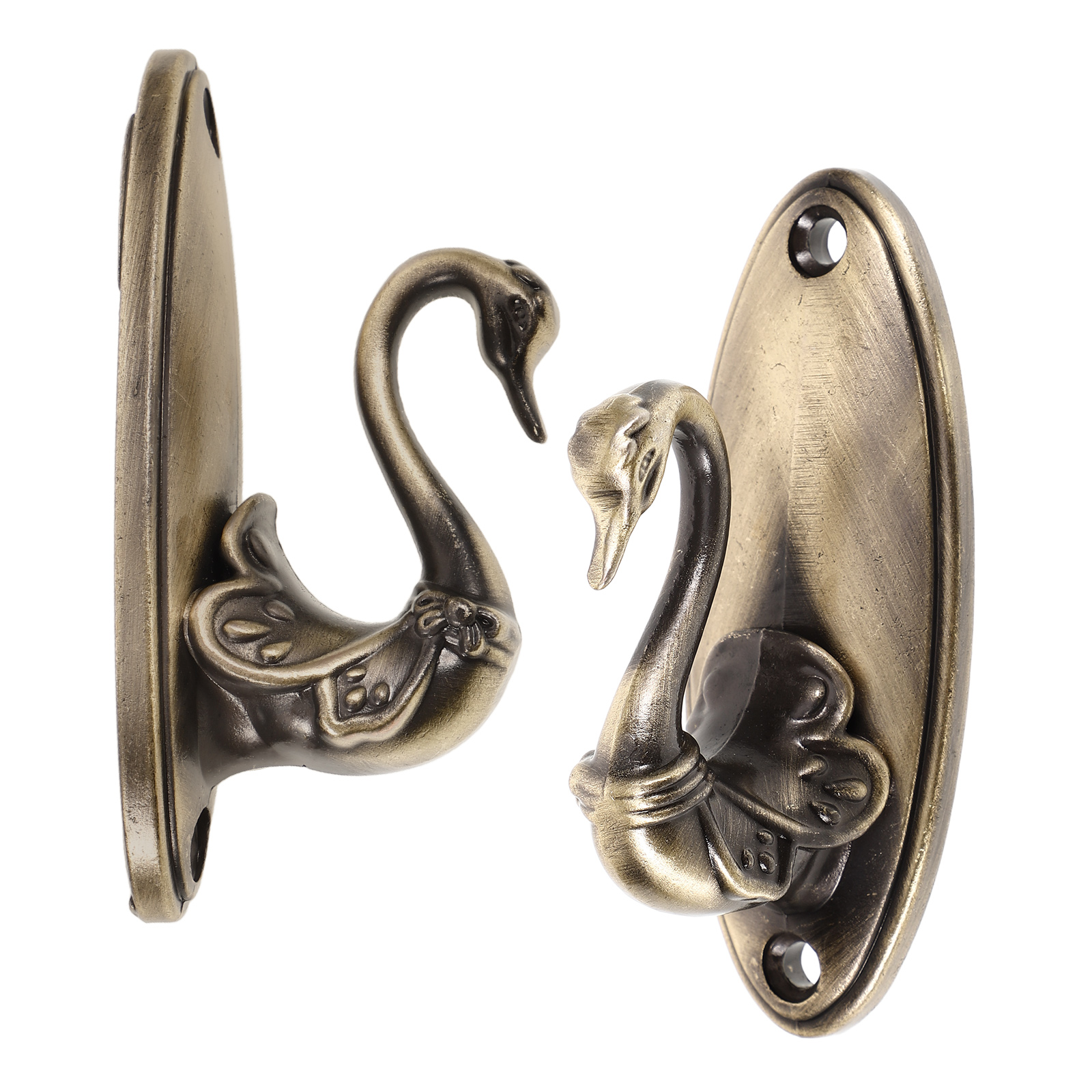 Par de ganchos de bronce, alzapaños decorativos para cortinas, retenedores Vintage, cortinas rosas, accesorios para decoración del hogar, ganchos para cortinas, decoración del hogar