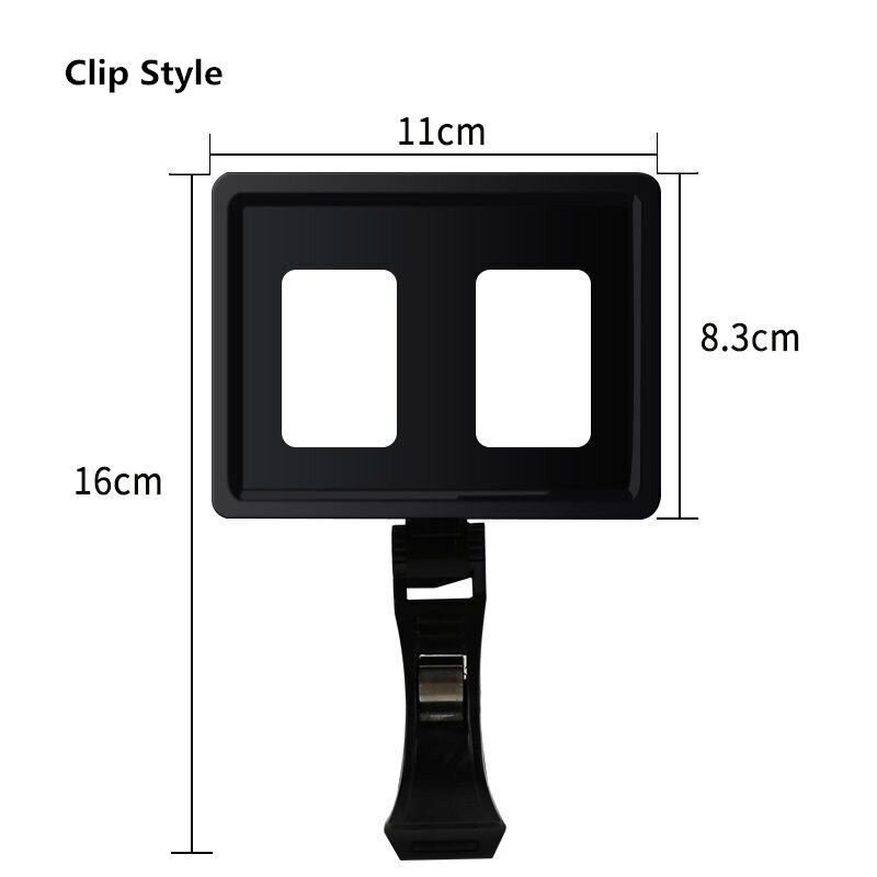 5 Pieces Table Number Holder Place Card Picture Photo Holder Menu Memo Recipe Reserved Note Stand For Restaurants Weddings: Clip Style