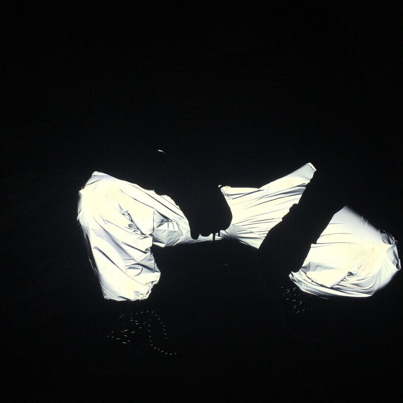 männer Hosen Jogginghose 3M Reflektierende Hosen FluorescentHip hüpfen Hosen lässig Sport Nacht Licht Jogger Streetswear