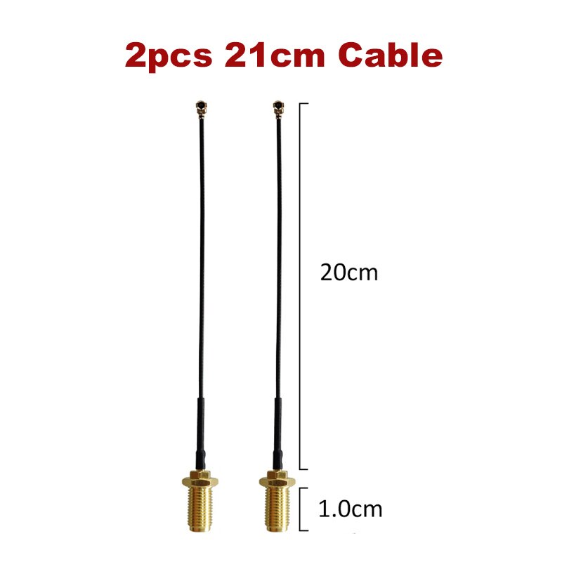 2 kpl 10cm 21cm jatkojohto ufl to rp sma liitin antenni wifi letkukaapeli ipx to rp-sma naaras ipx 21cm: 2 kpl 21cm