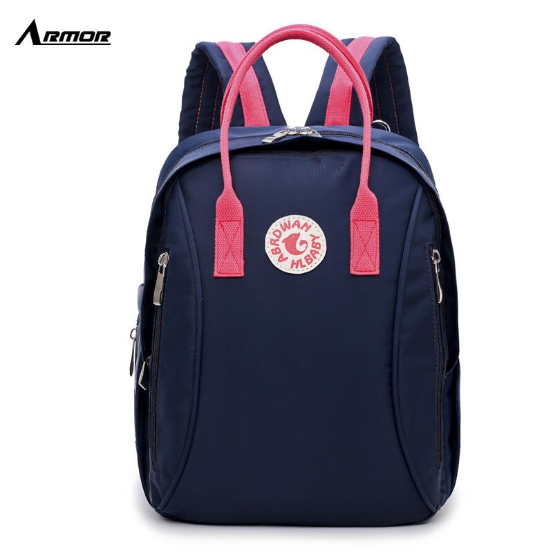 Style Diaper Bag Multi-functional Large-Volume Baby Bag Mom Nursing Backpack Mom Maternity Package: Dark Blue