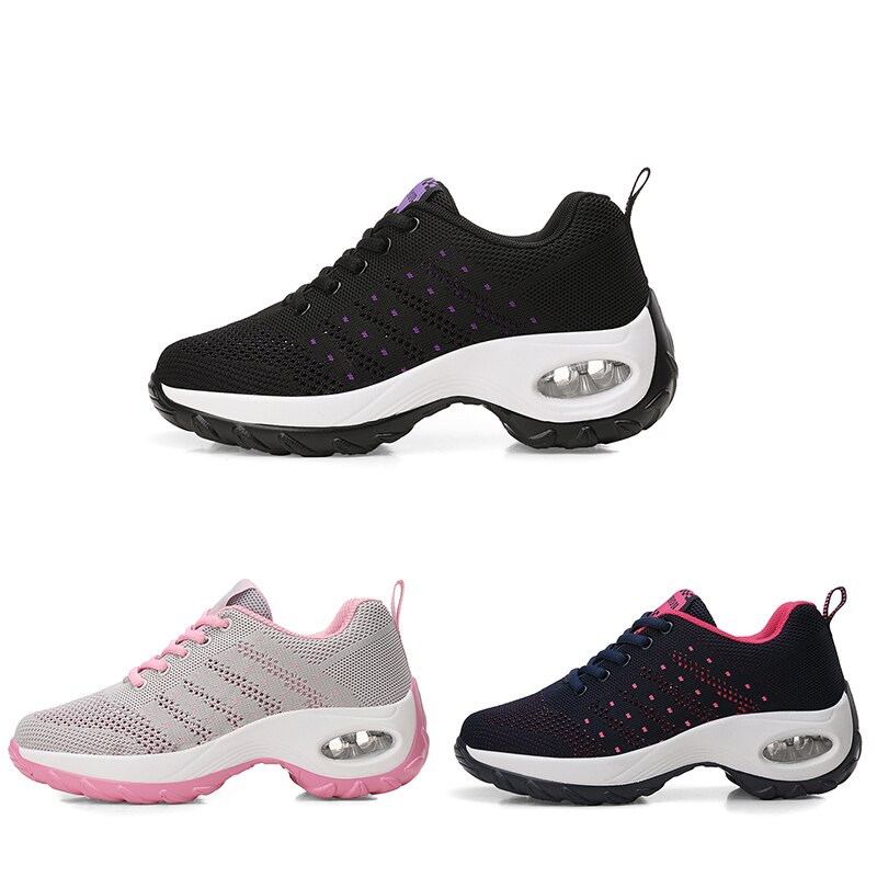 MARSON Women Sport Casual Shoes Outdoor Breathable Comfortable Ladies Shoes Lightweight Platform Sports Running Mesh Sneakers