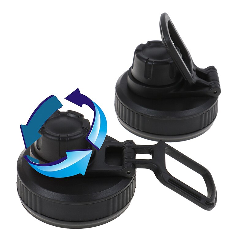 2Pcs/pack Bottle Cup Water Bottle Lid Replacement Cap Straw Spout Push Flip Top Lids for Stainless Steel Cup