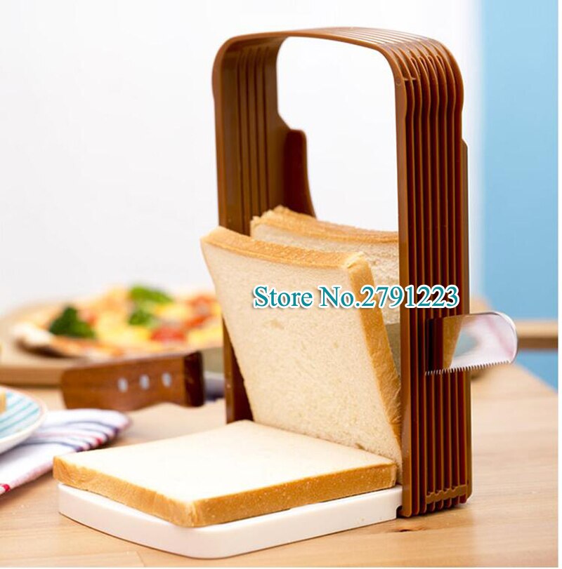 Foldable And Adjustable Kitchen Bread Slicers Loaf Cutter Household Toast Slicer DIY Baking Tools