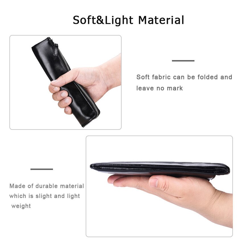 LouisWill longs portefeuilles hommes portefeuilles en cuir PU portefeuilles hommes sacs sacs à main à glissière unique pli porte-cartes sacs à main sacs