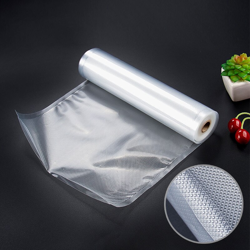 Küche Lebensmittel Vakuum Tasche Staubsauger Taschen Lagerung Taschen für Versiegelung Verpackung Rollen 12/15/20/25/28cm * 500cm Zu Halten Lebensmittel Frisch