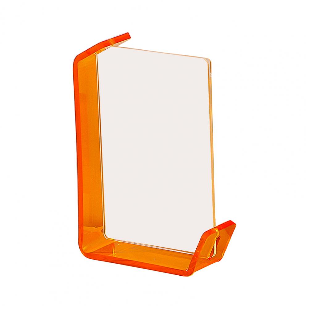 Cadre Photo flottant de 6/7 pouces, bricolage, Double face, Horizontal, Vertical, néon, acrylique, décor de bureau debout, cadre d'affichage Photo: Autre / Orange